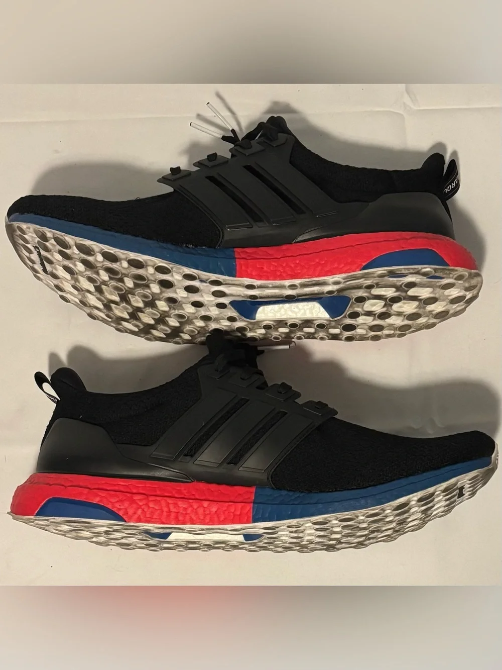 Adidas Men’s Ultraboost DNA Blue Red Black Running Shoes Sneaker FX7236 Size 14